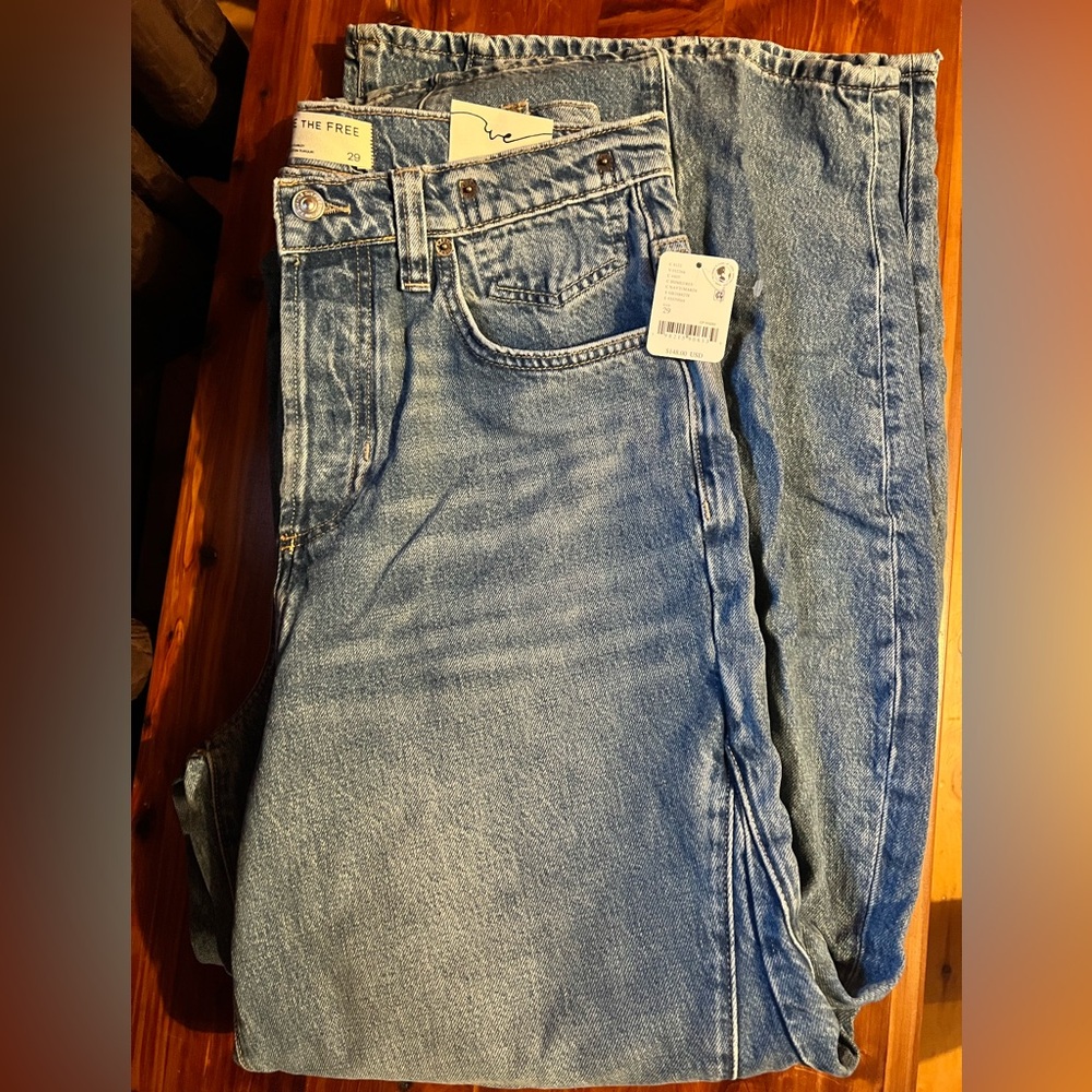 Free People We The Free Eden High Slouchy Jeans Homefree Size 29 $148 Retail NWT - Picture 10 of 13
